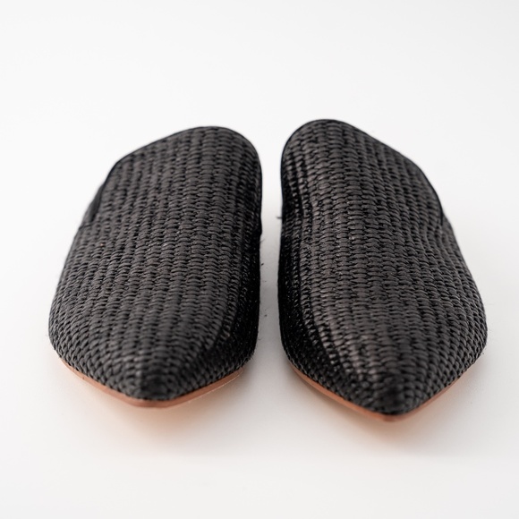size 40 Max Mara Weekend Tela Raffia Mules Slippers Slip on - Picture 2 of 11